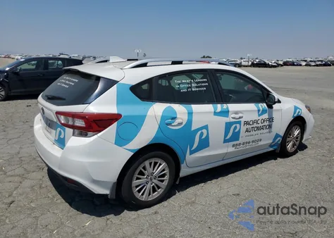 2018 Subaru Impreza Premium z USA, uszkodzony, nr VIN 4S3GTAB67J3725205